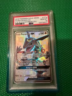 Pokemon Rayquaza GX #117a PSA 10
