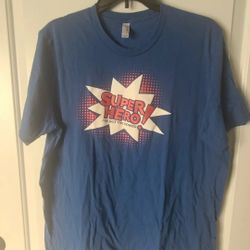 Canvas Super Hero! I've got the power! T-shirt Size XL (Ts-E3)