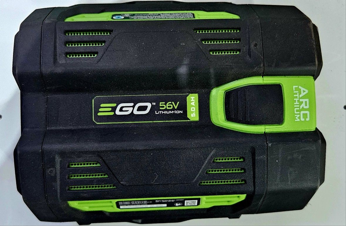 Ego 56 Volt Litnium-Ion Cordless batteries 4 Ah and and 5 ah great working condition with warranty