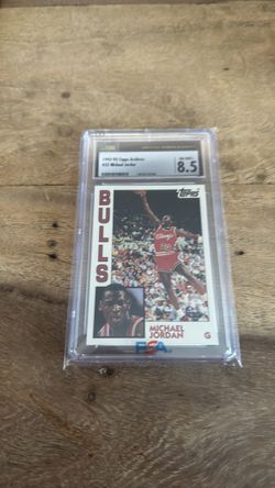 1(contact info removed) Topps Archives Michael Jordan CSG 8.5
