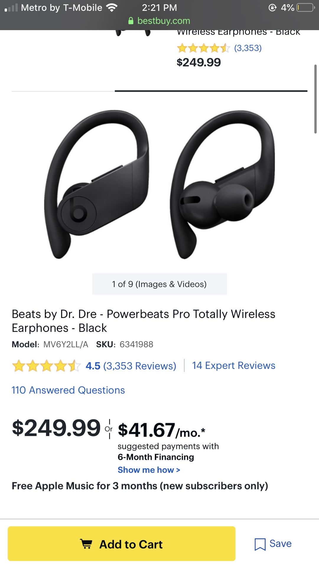 Power Beats Pro Wireless