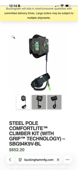 Steel Pole ComfortLite ™ Climber Kit (with GRiP™ Technology.)