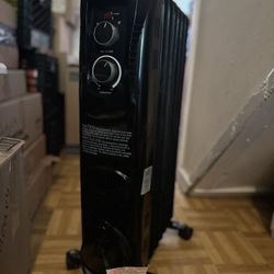 Black Electric Heater