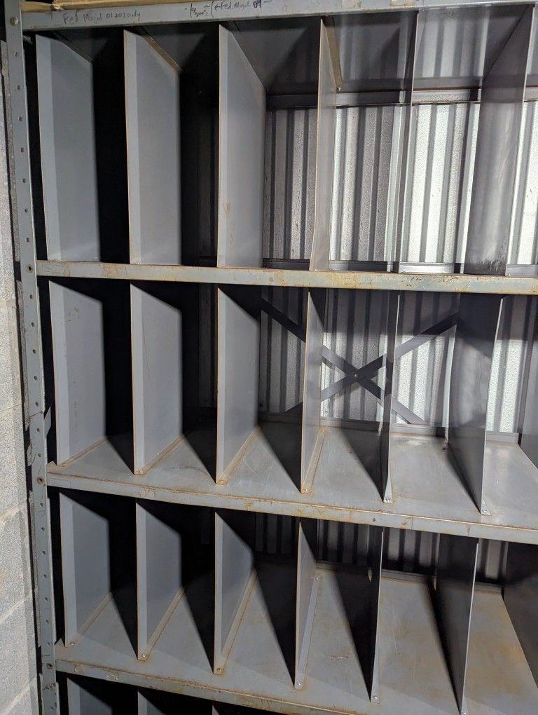 3 Shelving Units - Heavy Duty Steel - X-ray Storage 