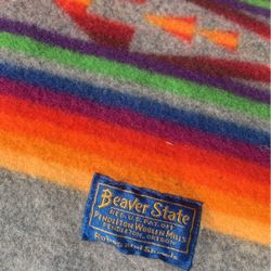 Pendleton beaver state wool throw