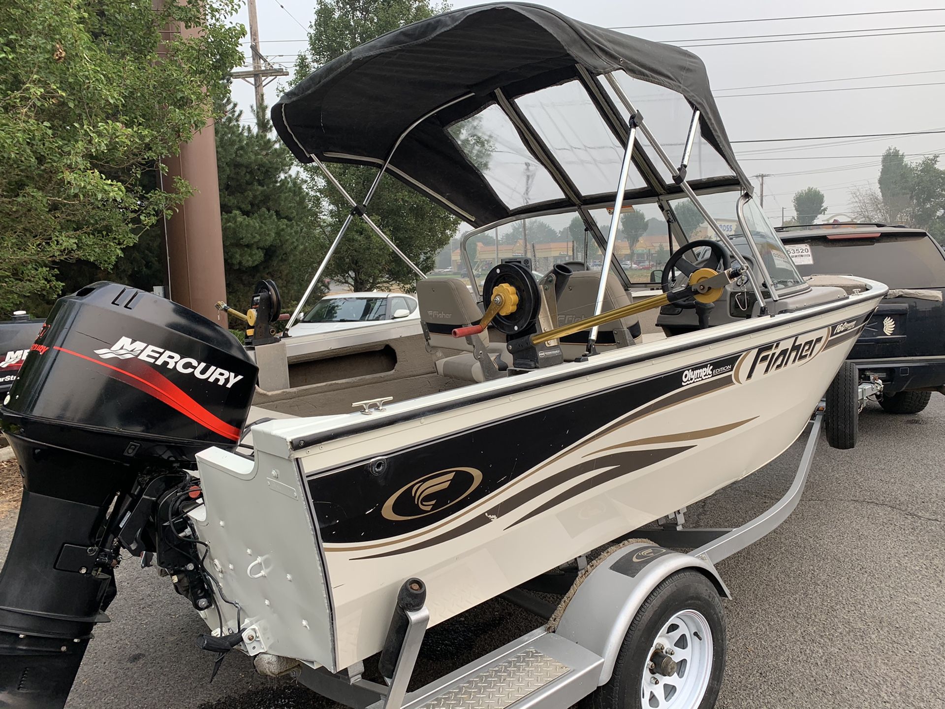 2003 fisher aluminum boat fish boat