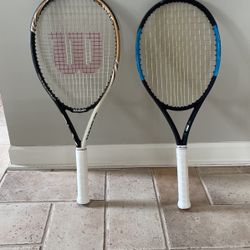 2 Used Wilson Performance Rackets