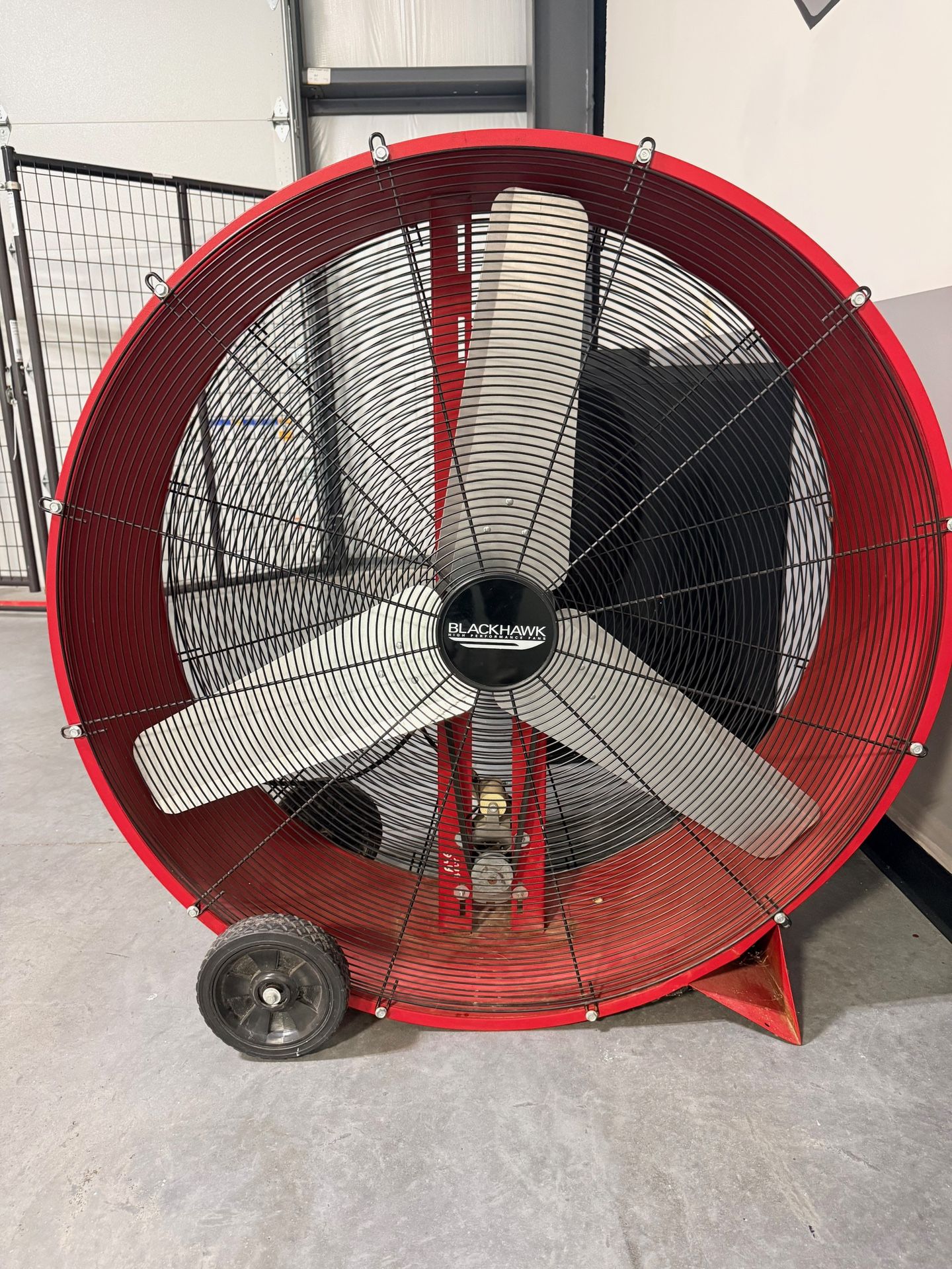 Blackhawk 2-Speed Belth Drive Drum Fan 42" - USED