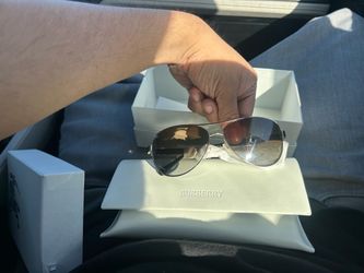 Burberry Aviator Sunglasses with Case