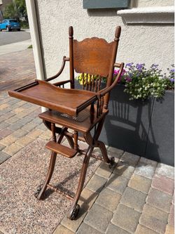 Antique Baby High Chair