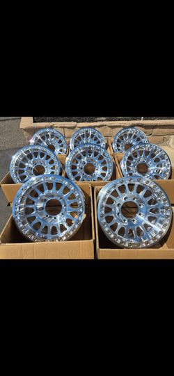 17" KM445 beadlocks. Chrome billets 17x9 -12 offset
