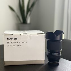 TAMRON 28- 300mm F/4 - 7.1 Di III VC VXD Sony E-mount