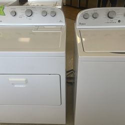 Whirlpool Super Capacity Motion Sensor Washer Dryer Set 