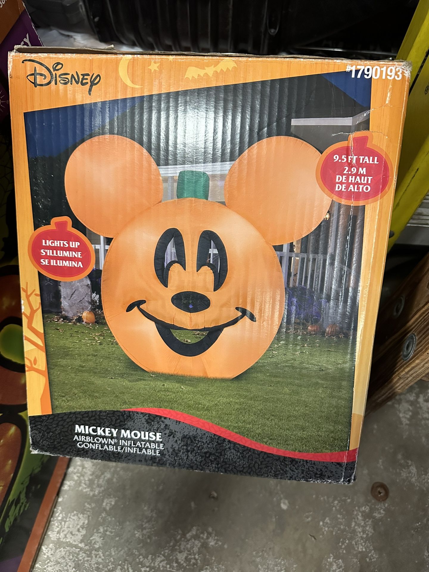 Halloween Disney Mickey Pumpkin Halloween Blowup