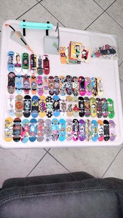 Tech Deck Huge Lot Of 50+ Skateboards Fingerboards + Accessories + More