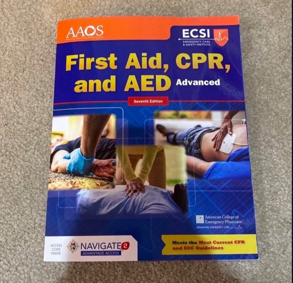 First Aid, CPR And AED, Advanced, 7th Edition, With  Code 