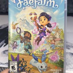 Switch FaeFarm Game With Cartridge 