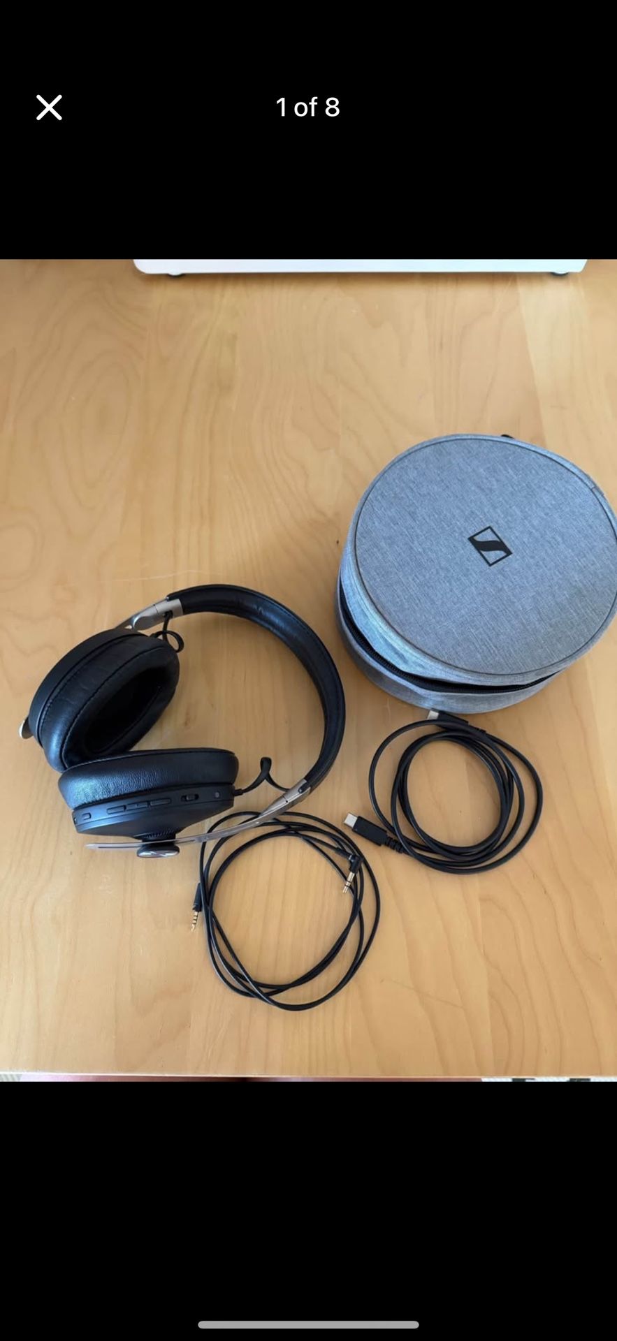 Sennheiser Momentum 3 Black Wireless Headphones
