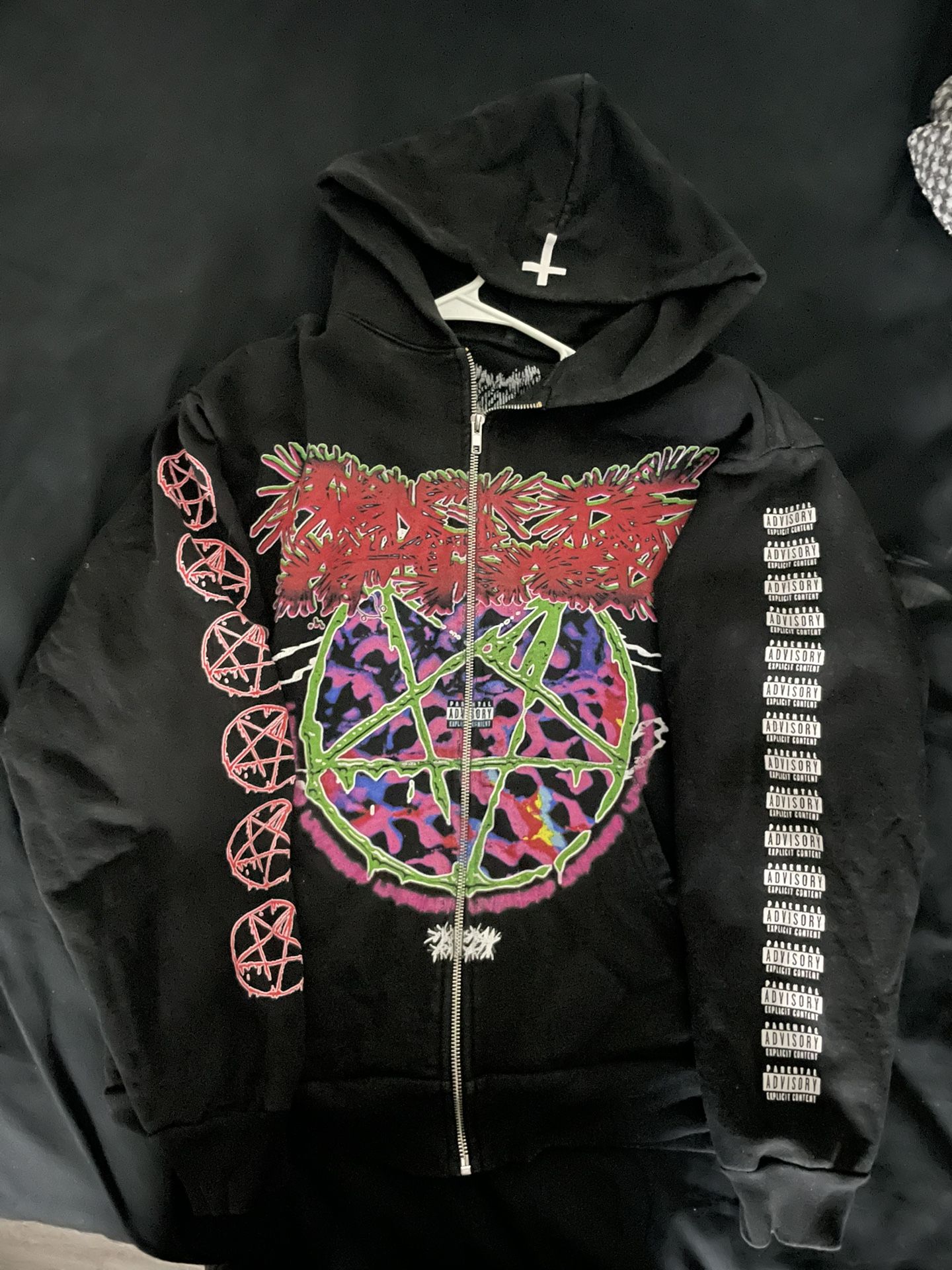 Ken Carson “LIVE CHAOS” Tour Pentagram Hoodie