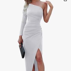 *NEW* White Off The Shoulder Long Dress