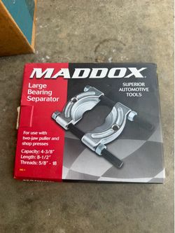 Maddox Large bearing separator