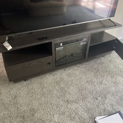 Fireplace Table W/ Storage