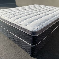 Cal King Bamboo Orthopedic Pillow Top Mattress and Boxspring!