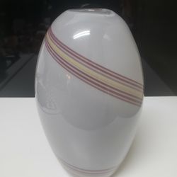 11.25" Mid Century Kamei America Studio Art Glass Vase 