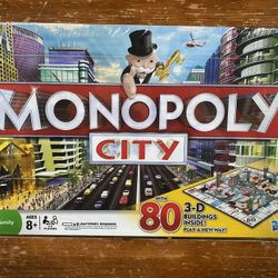 Monopoly CITY Edition Board Game - New Sealed