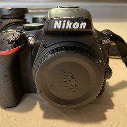 Nikon D5600 W Af-p NIKKOR 18-55mm DX VR 1:3.5-5.6 G Lens, Wide Angle NIKKOR Lens, And 35mm NIKKOR Lens With Two Original Nikon Batteries 