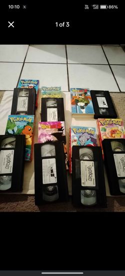 Pokemon + dragonball Z vhs lot / oop vhs rare out of print low price