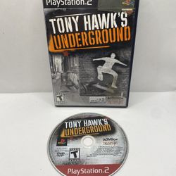 Tony Hawks Underground PS2 PlayStation 2 No manual Tested Authentic Skateboard 