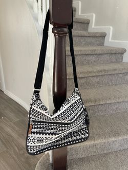 Cute black and white bag