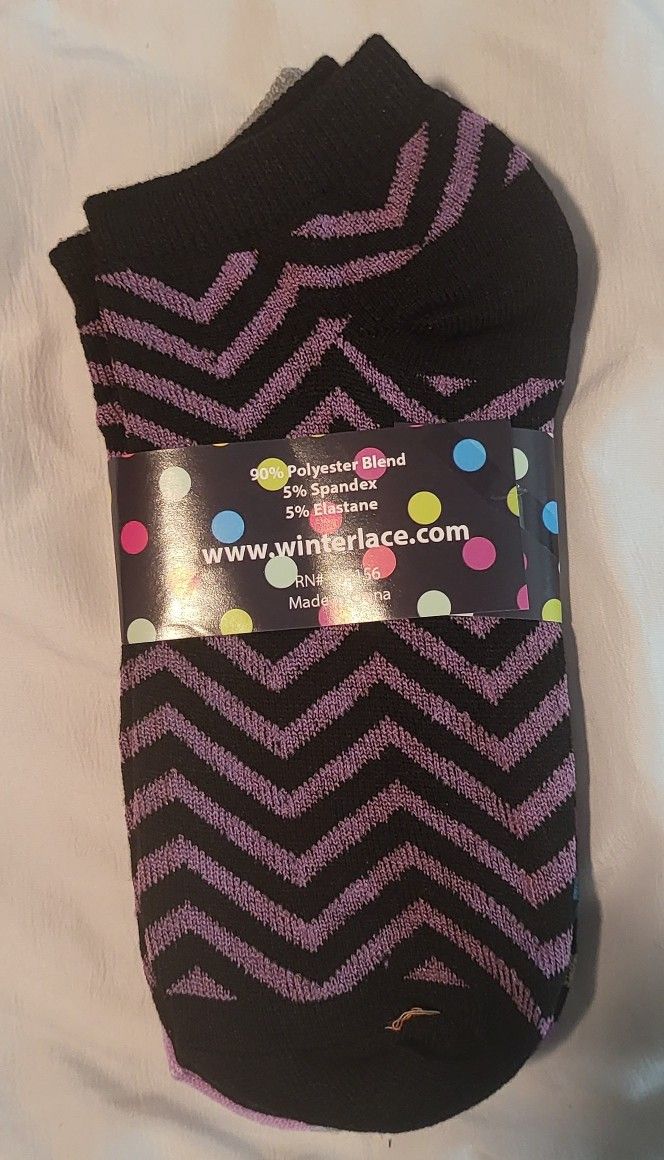 3 Pairs Of Low Cut Ankle Socks