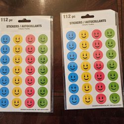 2 Packs Of Smiley Face Stickers