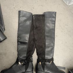Black Leather Boots 