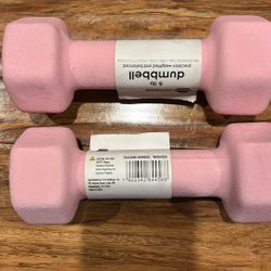 New Pink Dumbbells 