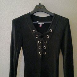 No Boundaries  Black Sweater Dress Size M