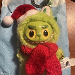 Pin For Love Labubu Grinch Custom 