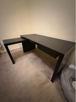 Ikea Malm Desk w/ Pull Out Panel