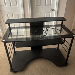 Black Computer Stand
