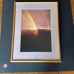 Sunset, Rainbow Mountain Landscape Photograph