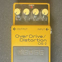 Boss Overdrive Distortion Pedal OS-2