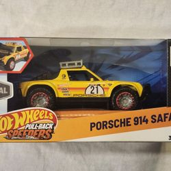 HOT WHEELS METAL DIECAST 1;43 SCALE.  MODIFIED.  1969 PORSCHE 914. SAFARI.  (TREASURE HUNT)