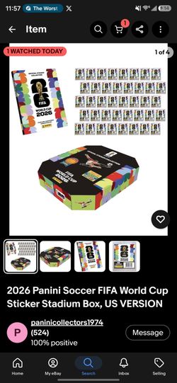 Fifa world cup 2026 panini stickers (costco package)