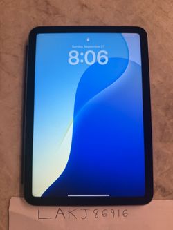 iPad mini 7 (A17 Pro) 128GB Space Gray Wi-Fi — Mint, 100% Battery