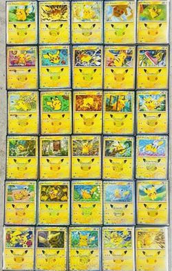 Pikachu 30th Celebration Full Set