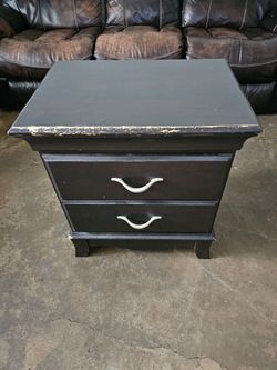 Wood Night Stand 26"H x 24"L x 16"W