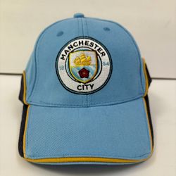 Manchester City FC Football Club Light Blue Adjustable Hat Authentic