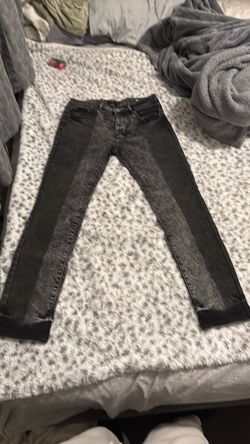 Purple jeans